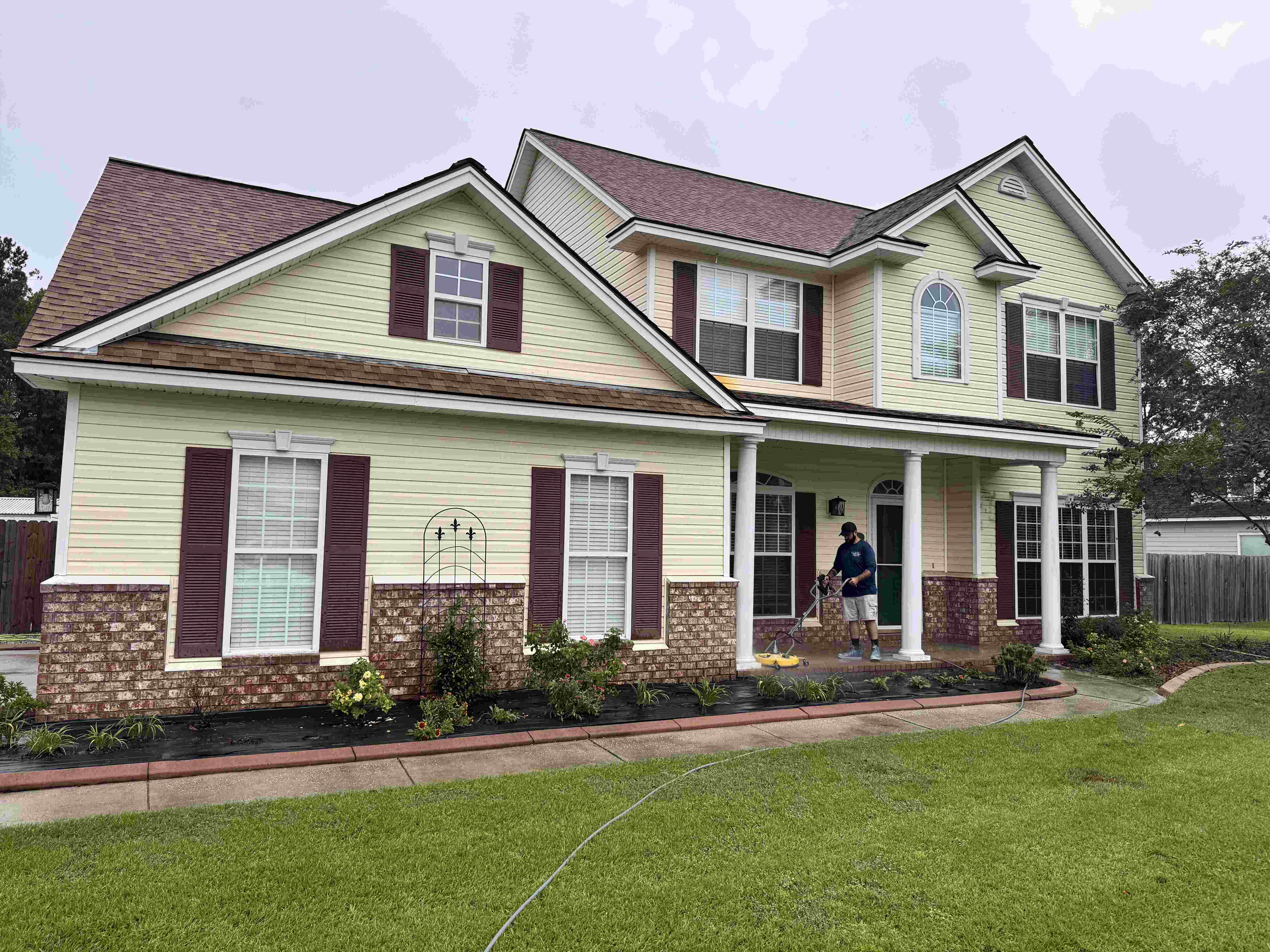 Transforming Guyton Homes: Professional House Washing by Blue Line Pressure Washing